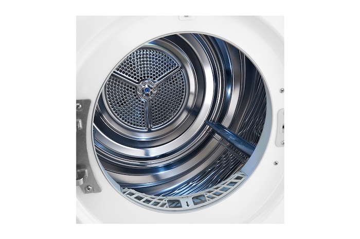 LG Trockner Weiß (C, 8 kg) mit Dual Inverter Wärmepumpentechnologie & selbstreinigendem Kondensator I RT80V9W, RT80V9W