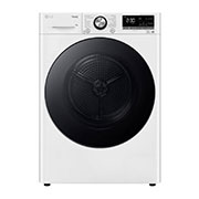 Vorderansicht des 9 kg Wärmepumpentrockners mit selbstreinigendem Kondensator Weiß, RT90V9W
