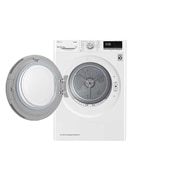 LG Trockner mit Dual Inverter Wärmepumpentechnologie & Sicherheitsglastür | Automatisch selbstreinigender Kondensator | 9 kg Fassungsvermögen | Wi-Fi-Funktion | Energieeffizienzklasse A++, V5RT9