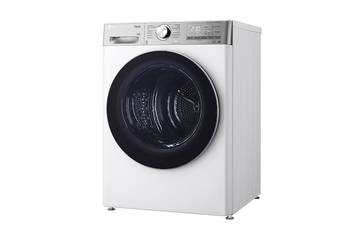 LG Trockner Weiß (C, 10 kg) mit Dual Inverter Wärmepumpentechnologie & selbstreinigendem Kondensator I V9A2XT, V9A2XT