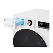 LG Trockner Weiß (A+++, 10 kg) mit Dual Inverter Wärmepumpentechnologie & selbstreinigendem Kondensator I V9AYXT, V9AYXT