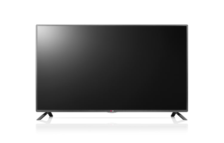 Vorderseite von LED-TV mit 80 cm (32 Zoll) Bildschirmdiagonale, Hybrid Tuner und 20-Watt-Lautsprechersystem 32LB5610