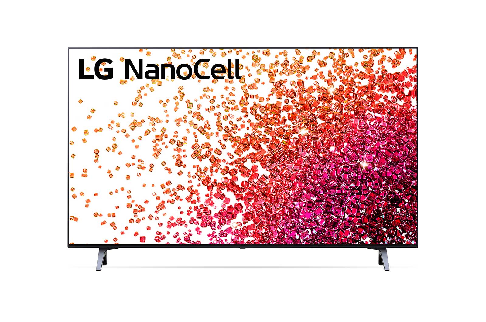Eine Vorderansicht des LG NanoCell TV
