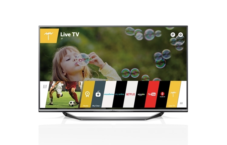 LG Smart TV mit 108 cm (43 Zoll) Bildschirmdiagonale, webOS und Ultra HD-Auflösung, 43UF7709