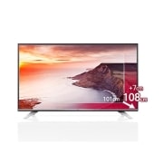 LG UHD TV mit 108 cm (43 Zoll) Bildschirmdiagonale, webOS, HEVC Decoder und Magic Remote , 43UF7729