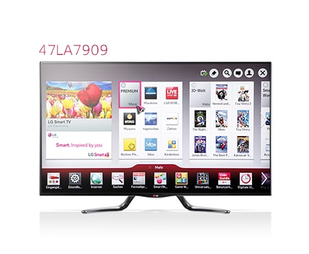 LG LA7909 Smart TV mit elegantem Magic-Standfuß