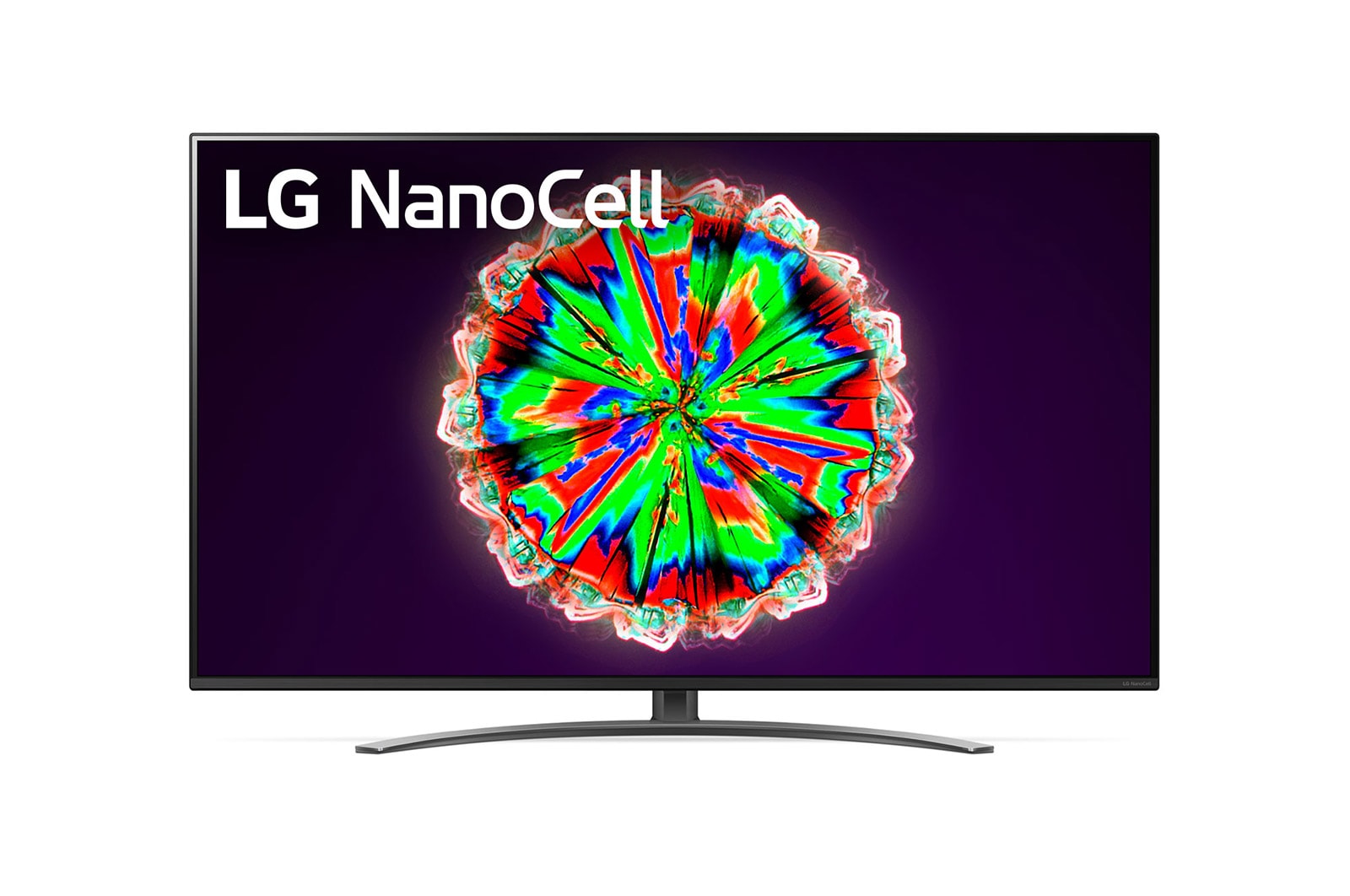 Vorderseite von 65“ LG 4K NanoCell TV 65NANO816NA