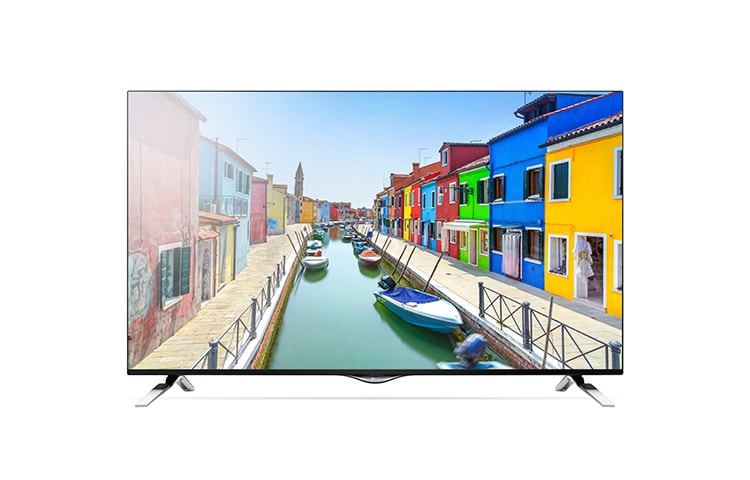 Vorderseite von 4K LCD TV mit 151 cm (60 Zoll) Bildschirmdiagonale, DVD-T/-C/-S2* und Ultra HD-Auflösung  60UF6959
