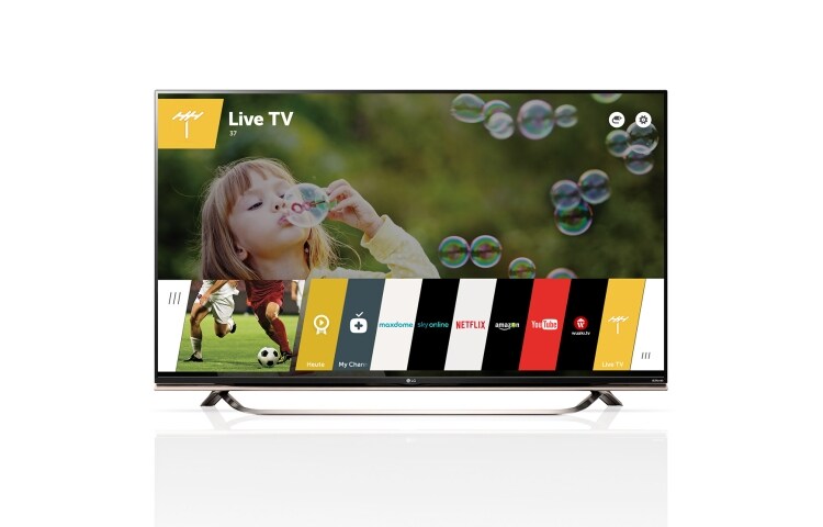 LG Ultra HD TV mit 123 cm (49 Zoll) BILDSCHIRMDIAGONALE, SMART TV, 4K-IPS-PANEL UND ULTRA SLIM DESIGN, 49UF8519