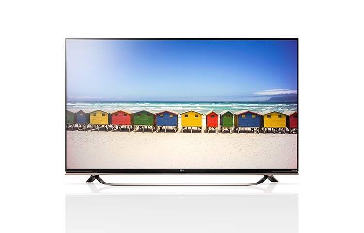 Vorderseite von Ultra HD TV mit 123 cm (49 Zoll) BILDSCHIRMDIAGONALE, SMART TV, 4K-IPS-PANEL UND ULTRA SLIM DESIGN 49UF8519