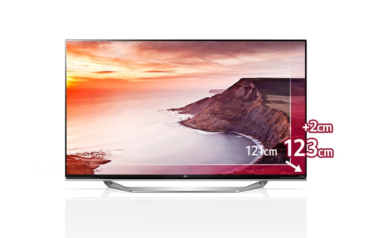 Vorderseite von Ultra HD TV MIT 123 cm (49 Zoll) BILDSCHIRMDIAGONALE, SMART TV, 4K-IPS-PANEL UND ULTRA SLIM DESIGN  49UF8559