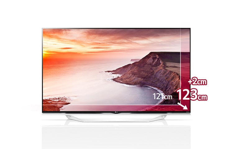 Vorderseite von Ultra HD TV MIT 123 cm (49 Zoll) BILDSCHIRMDIAGONALE, SMART TV, 4K-IPS-PANEL UND ULTRA SLIM DESIGN  49UF8579