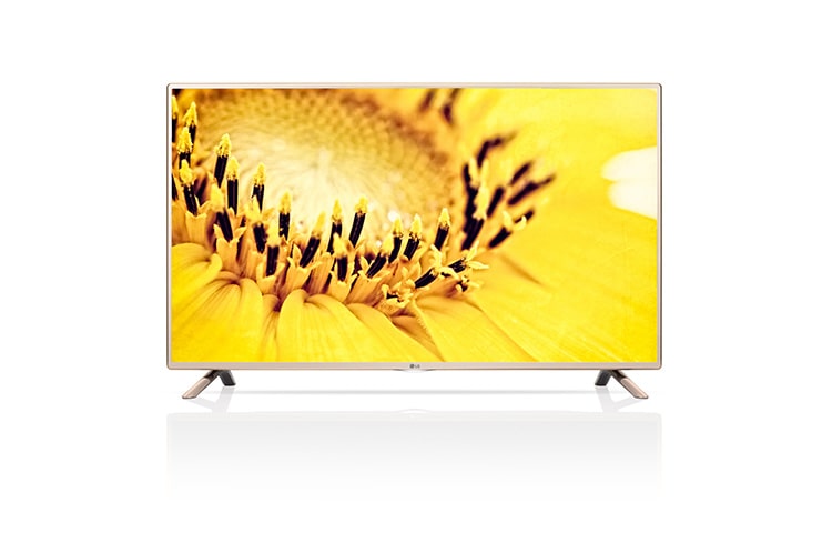 Vorderseite von LCD TV mit 126 cm (50 Zoll) Bildschirmdiagonale, Full HD-Auflösung und Hybrid Tuner 50LF5610