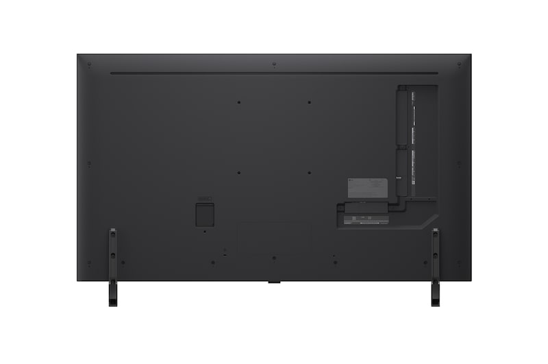 Rückansicht des LG QNED evo TV