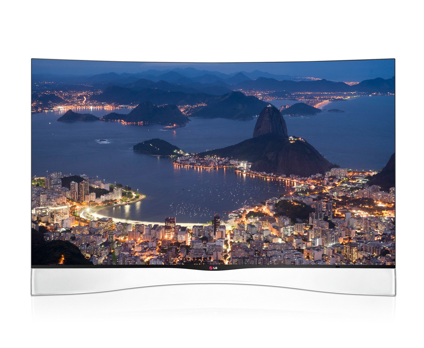 LG 55EA9709 138 cm (55 Zoll) OLED Cinema 3D Full HD Smart TV mit Skype-Kamera