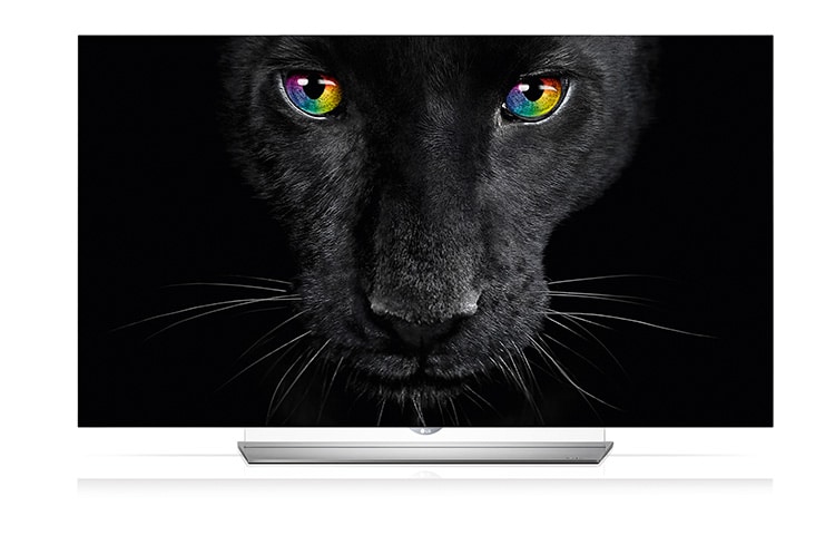 Vorderseite von OLED TV mit 164 cm (65 Zoll) Bildschirmdiagonale, Cinema 4K 3D-TV und Magic Remote  65EF9509