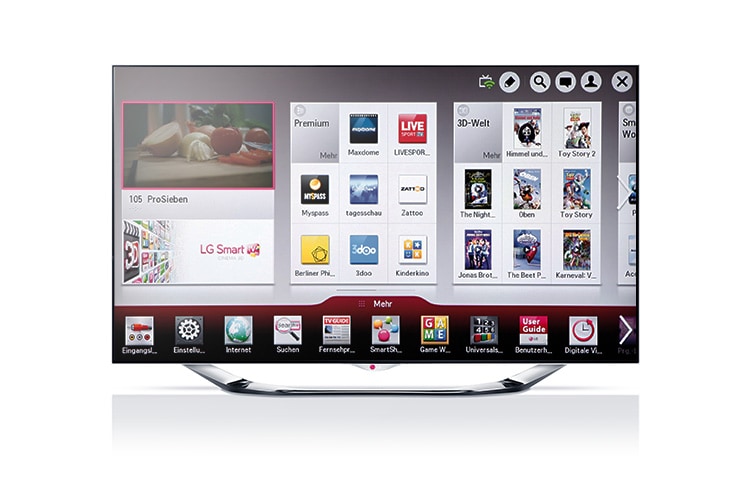 Der LG LA9609 bietet innovative CINEMA 3D-Technologie