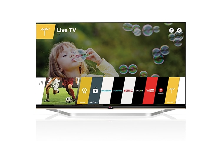 Vorderseite von CINEMA 3D Smart TV mit webOS  55LB731V