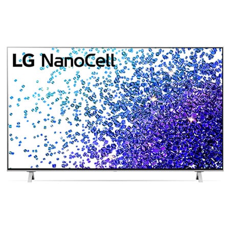 Eine Vorderansicht des LG NanoCell TV