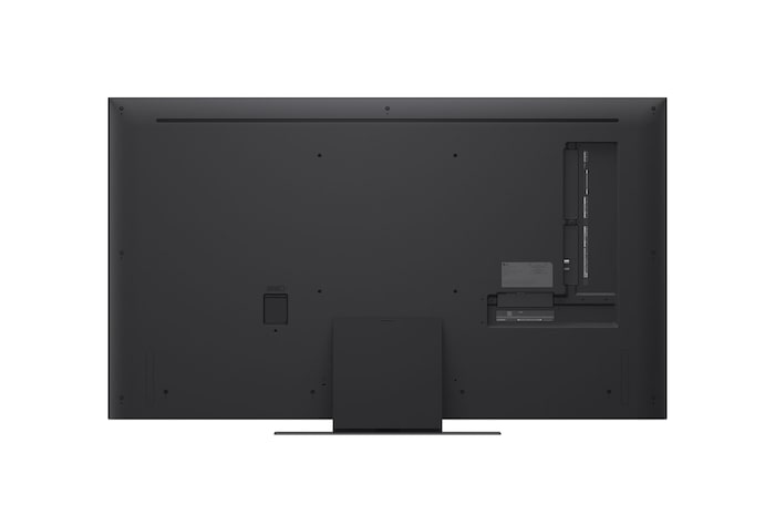 Rückansicht des LG QNED evo TV