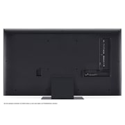 Rückansicht des LG QNED TV, QNED86