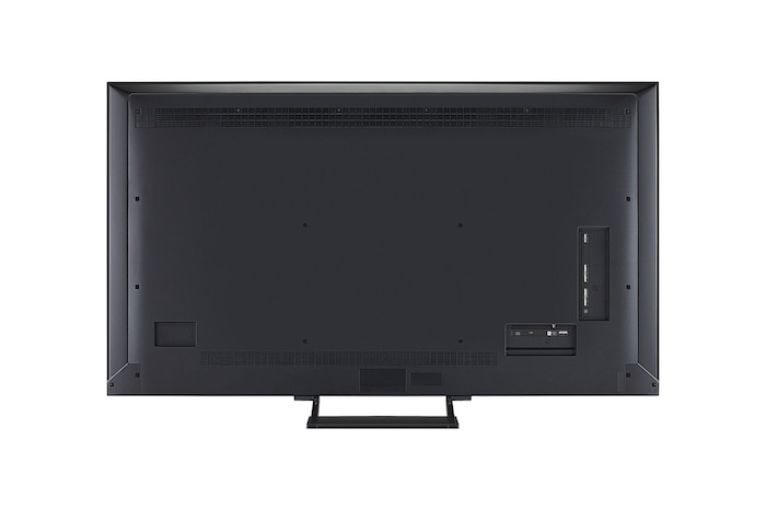 Rückansicht des LG QNED evo TV