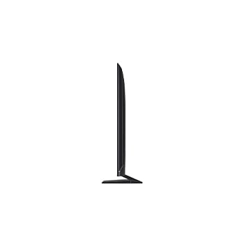 Seitenansicht von links des LG QNED evo TV 