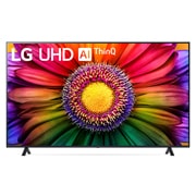 Eine Frontansicht des LG UHD TV