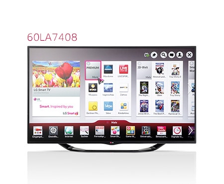 Der LG LA7408 Smart TV lässt sich dank Magic Remote über Sprachbefehle steuern.