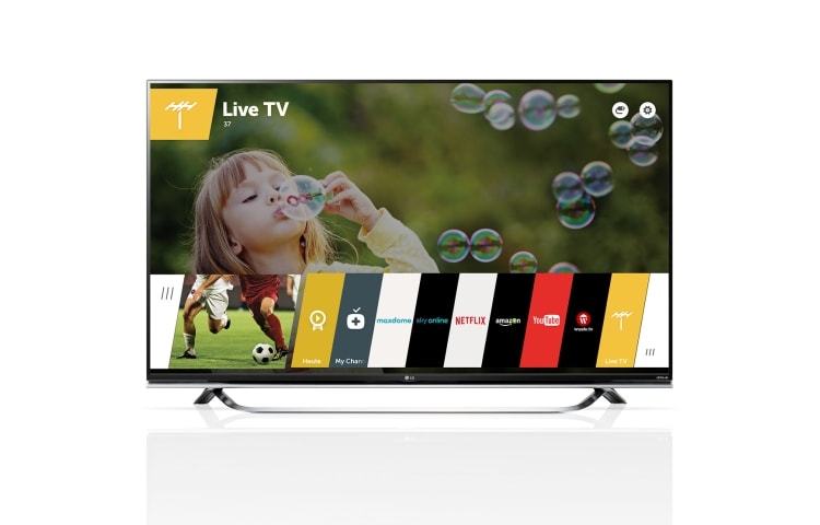 LG Ultra HD TV mit 123 cm (49 Zoll) BILDSCHIRMDIAGONALE, SMART TV, 4K-IPS-PANEL UND ULTRA SLIM DESIGN , 49UF8509