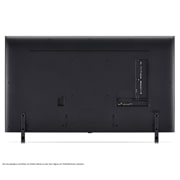 Rückansicht des LG QNED TV, QNED85