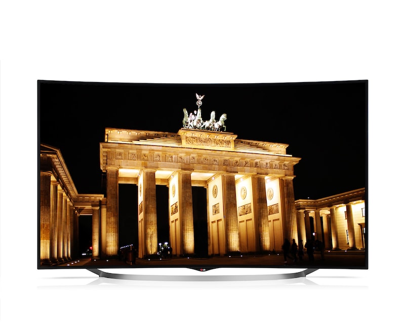LG Ultra HD-TV mit 164 cm (65 Zoll) Bildschirmdiagonale, Curved Screen, 4K-IPS-Panel, Smart+ TV und Magic Remote , 65UC970V