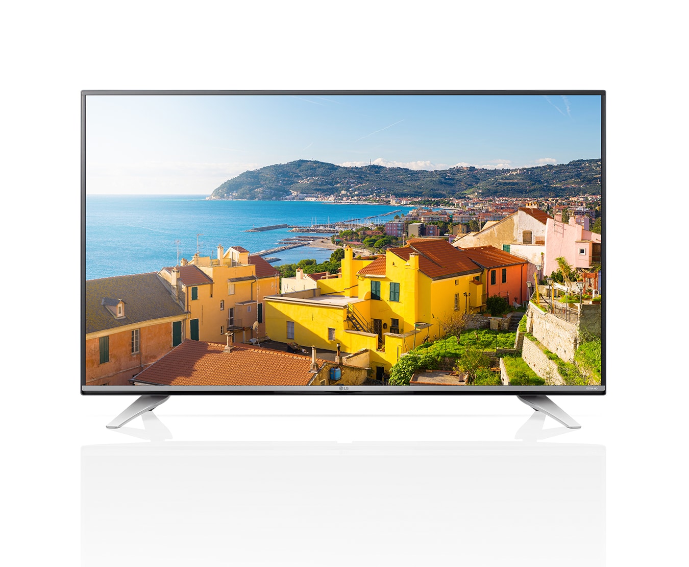 LG UHD TV mit 123 cm (49 Zoll) Bildschirmdiagonale, webOS, HEVC Decoder und Magic Remote , 49UF7729