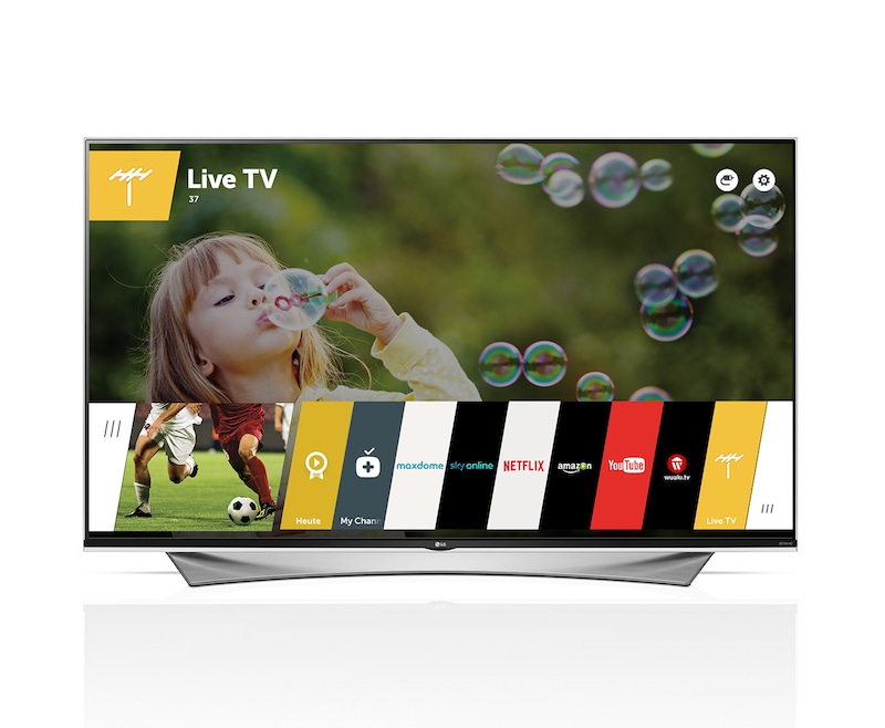 LG 4K LCD TV mit 164 cm (65 Zoll) Bildschirmdiagonale, webOS, 4K 3D+ und Ultra HD-Auflösung , 65UF9509