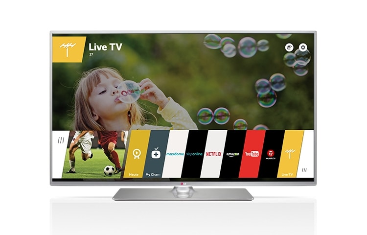 Vorderseite von CINEMA 3D Smart TV mit webOS  60LB650V
