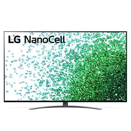 Eine Vorderansicht des LG NanoCell TV