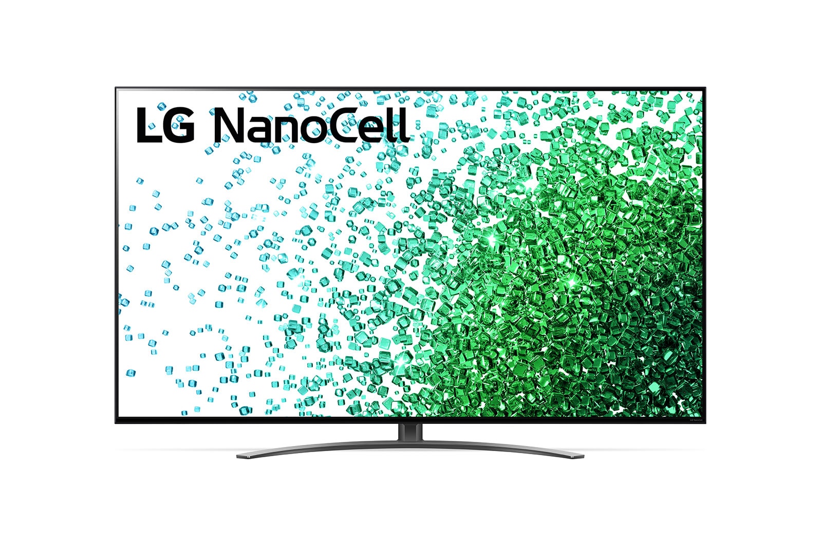 Eine Vorderansicht des LG NanoCell TV