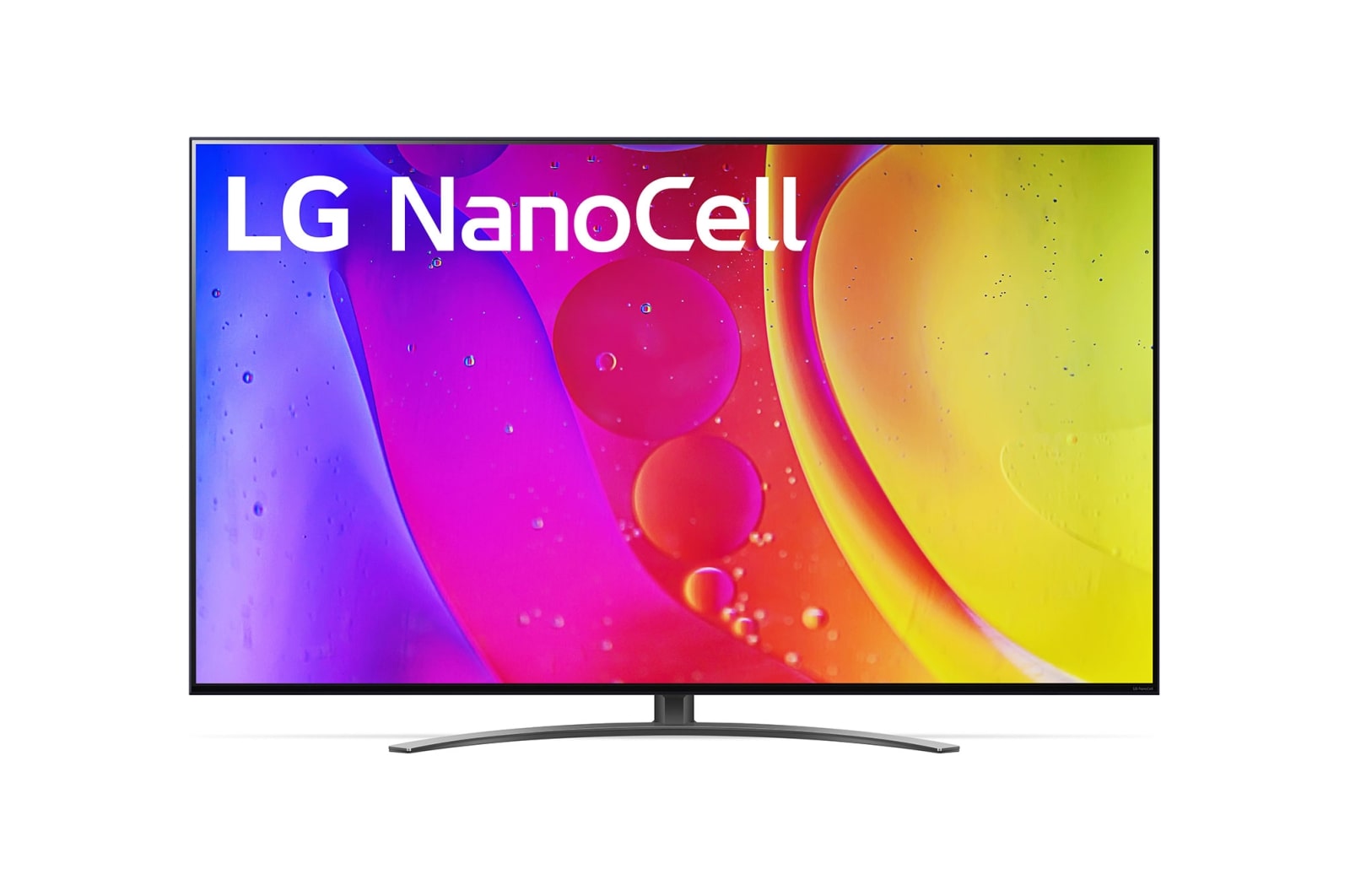 LG 75NANO819QA Eine Vorderansicht des LG NanoCell TV