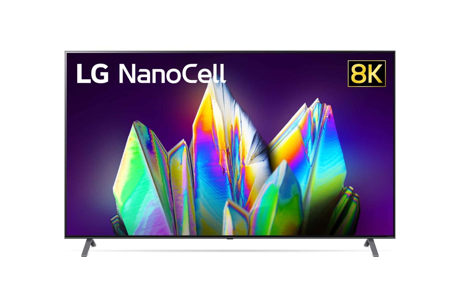 Vorderseite von 75“ LG 8K NanoCell TV 75NANO999NA