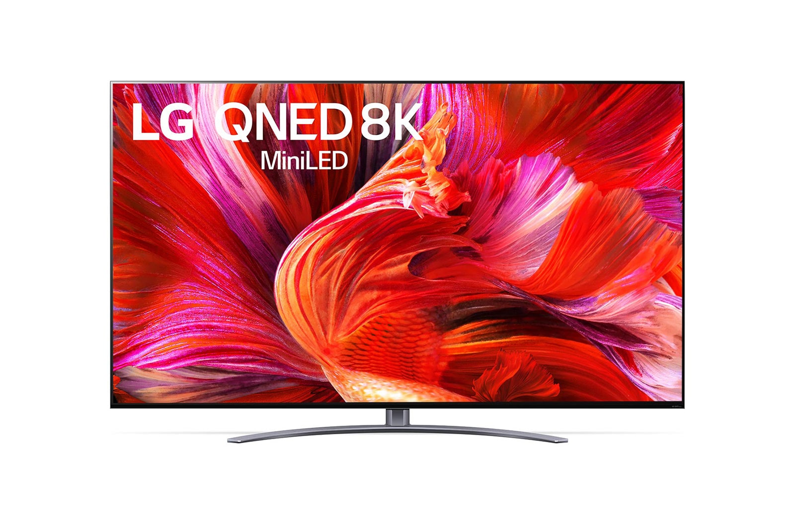 Vorderseite von 75&#34; 8K QNED MiniLED TV QNED96 75QNED969PA