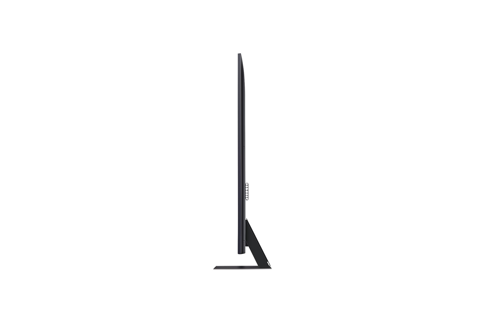 Seitenansicht des LG UHD Fernsehers, UT90