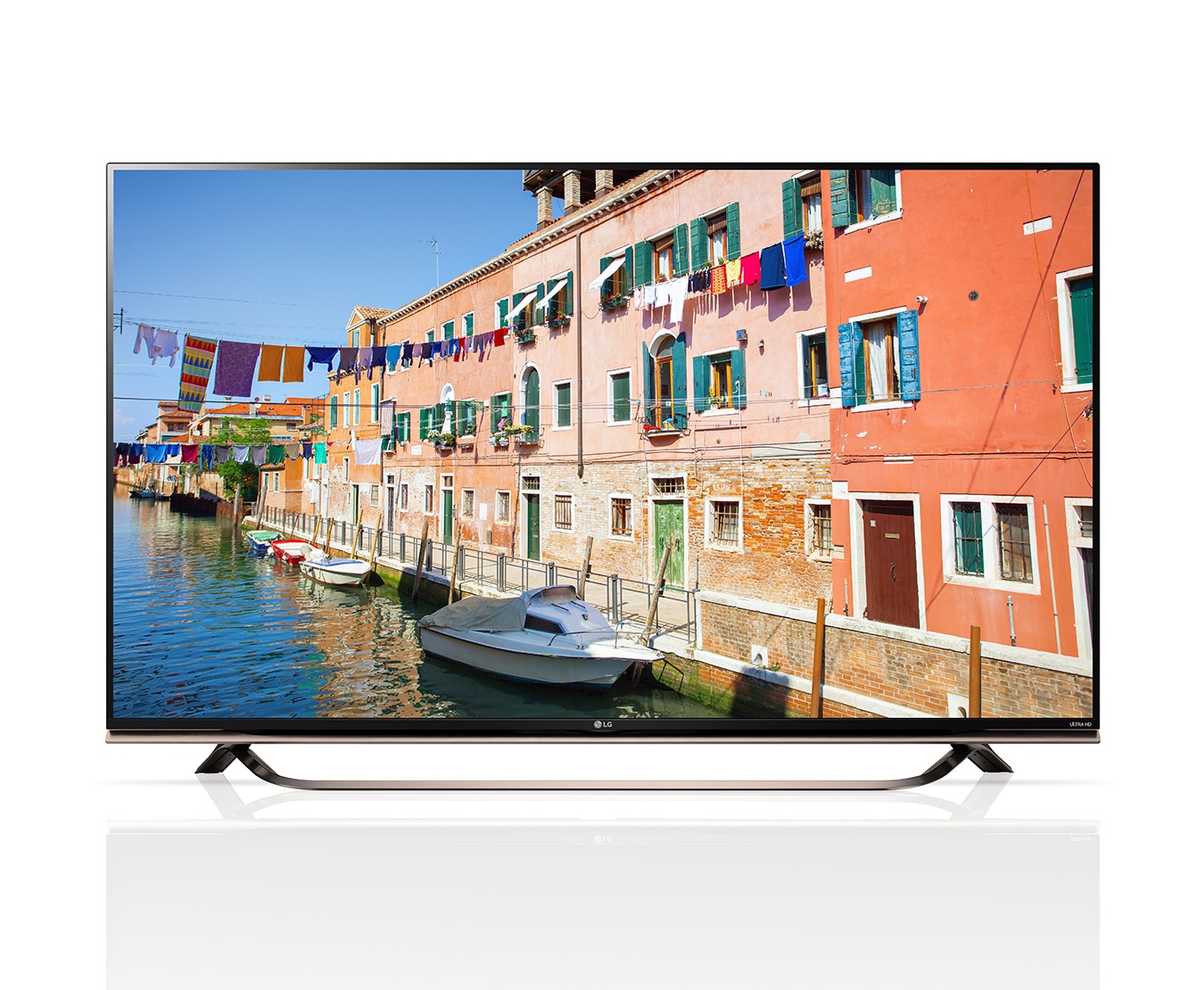 Vorderseite von 4K LCD TV mit 200 cm (79 Zoll) Bildschirmdiagonale, webOS, 4K 3D&#43; und Ultra HD-Auflösung  79UF8609