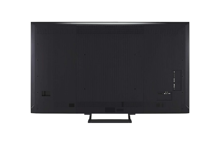 Rückansicht des LG QNED evo TV