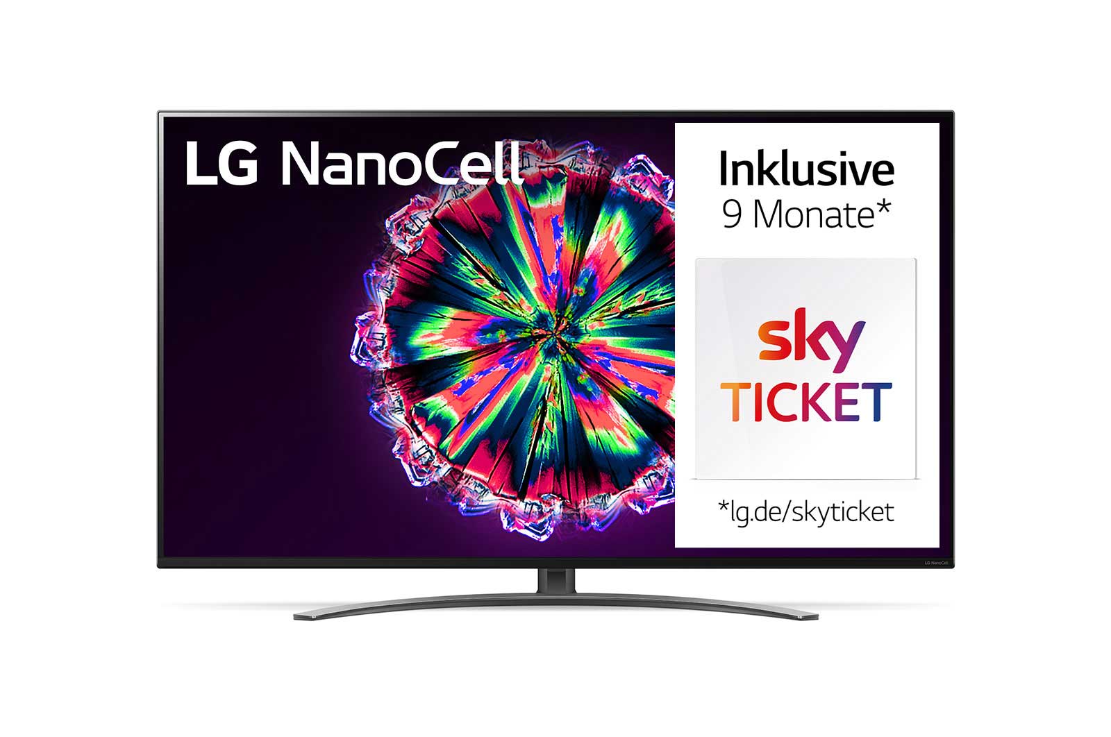 Vorderseite von 86&#34; LG 4K NanoCell TV Energieeffizienzklasse G (Spektrum: A bis G) 86NANO916NA