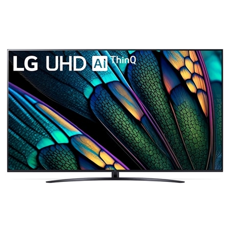 Eine Frontansicht des LG UHD TV