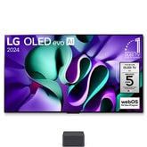 65 Zoll LG SIGNATURE OLED M4 True Wireless TV mit 4K 144 Hz Video- und Audioübertragung