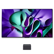 LG 77 Zoll LG OLED evo AI M4, weltweit erster TV mit kabelloser Video- und Audioübertragung in 4K 144 Hz , OLED77M49LA