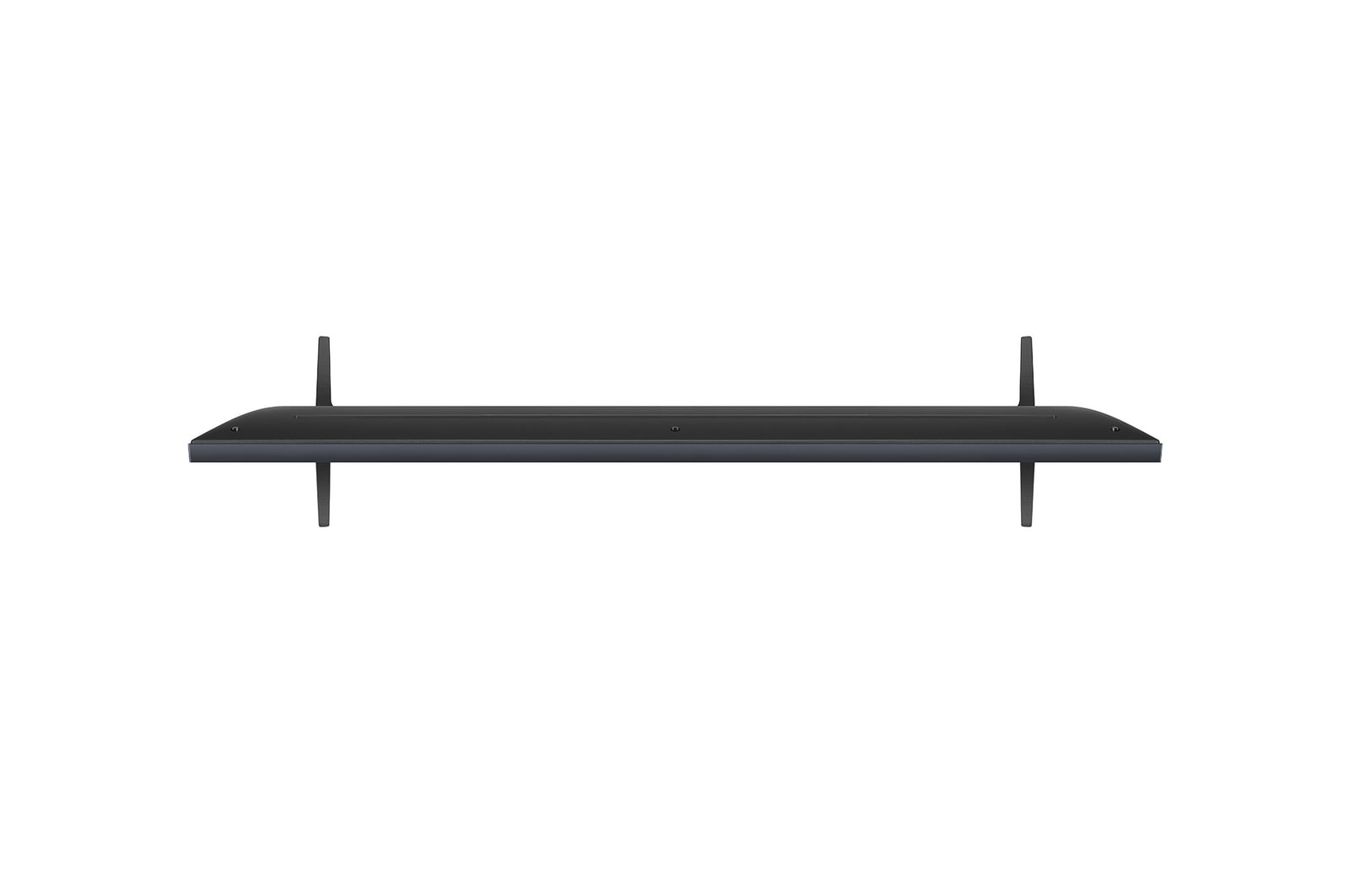 Nahaufnahme der Oberkante des LG QNED TV, 43QNED776RB