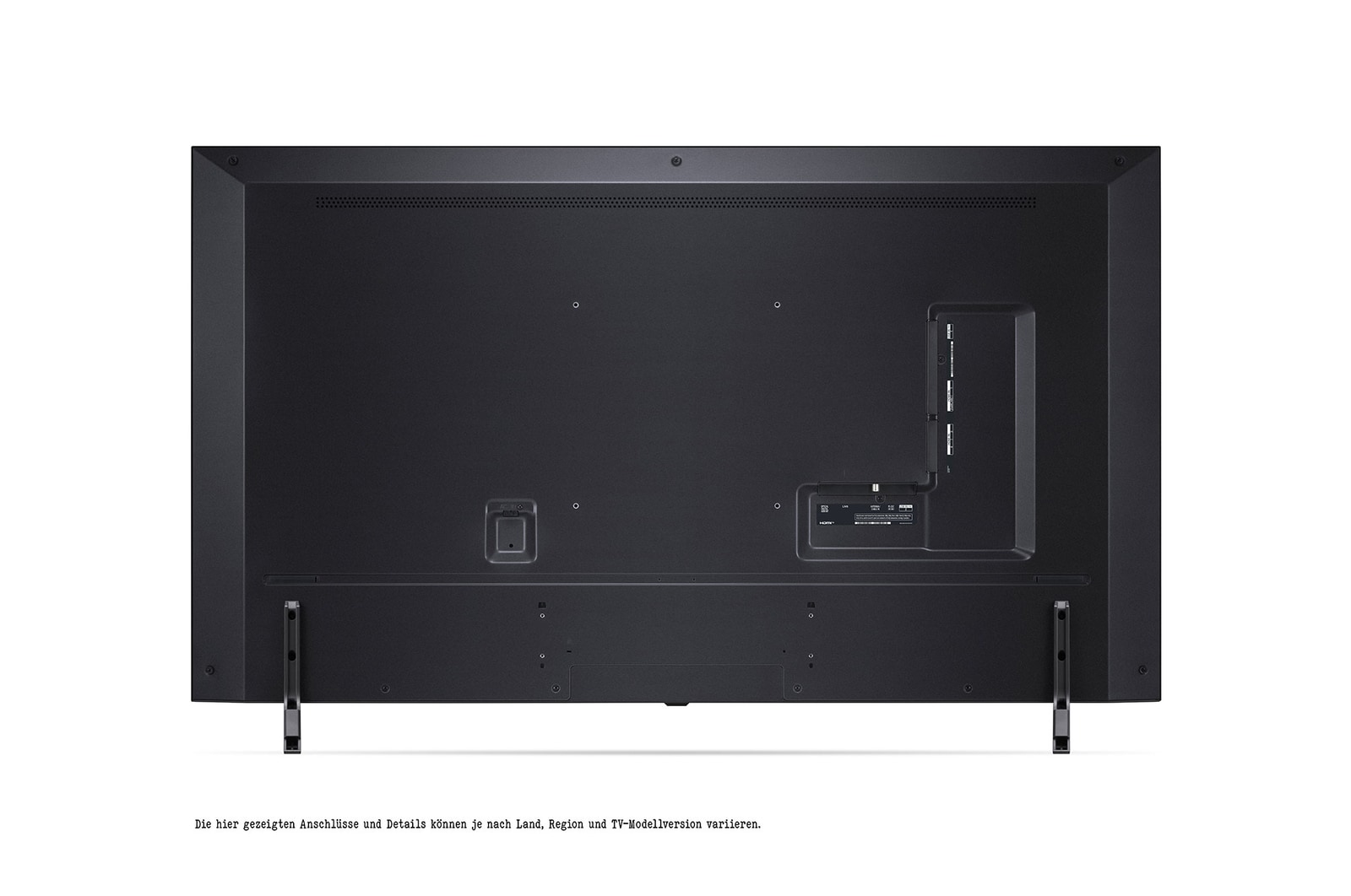 Rückansicht des LG QNED TV, 65QNED776RB