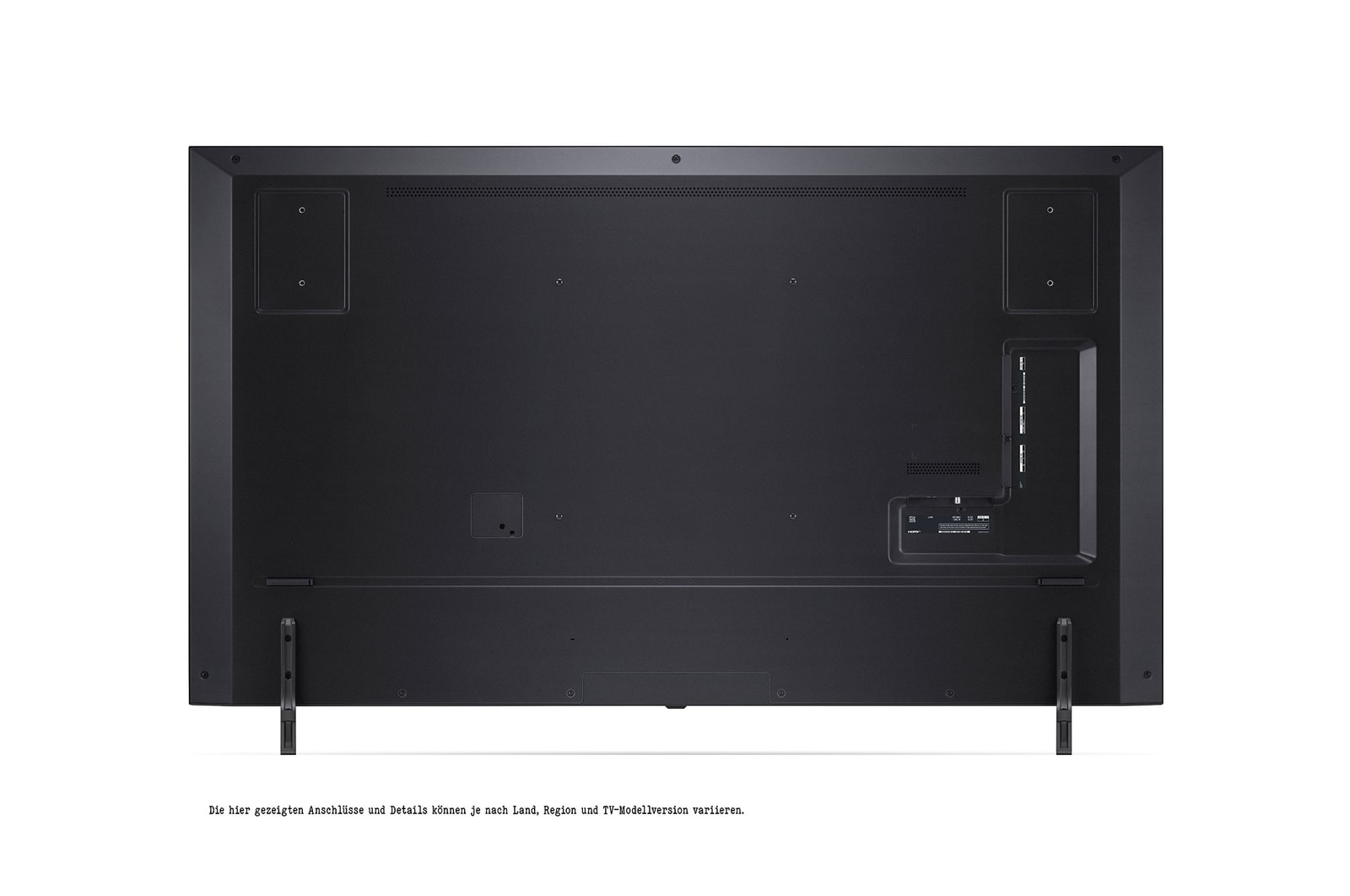 Rückansicht des LG QNED TV, 75QNED776RB